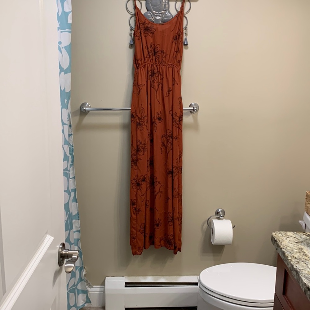 Forever 21 Burnt Orange Maxi Dress